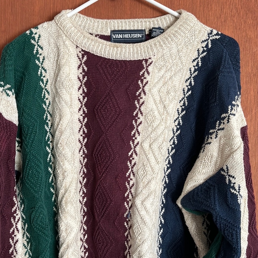Vintage winter sweater for men or women